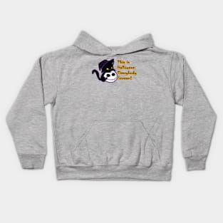 Black Cat everybody scream Kids Hoodie